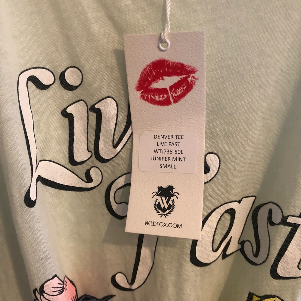 Wildfox Live Fast Tee - Picture 4 of 4